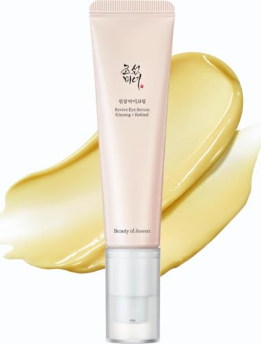 Revive Eye Serum & Ginseng Eye Patch Set for Firming & Hydration - Korean Skincare