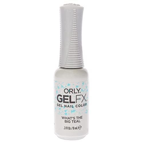 Gel Fx Gel Nail Color - 3000019 Whats The Big Teal by Orly for Women - 0.3 oz Nail Polish