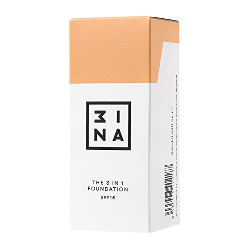 3INA The 3-in-1 Foundation ? Liquid Foundation with SPF 15 ? 12-Hour, Light to Medium Coverage ? Skincare, Concealer, Coverage in One ? 213 ? 1.01 oz