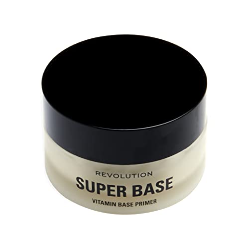 Revolution, Superbase Vitamin Primer, Hydrating Face Primer & Moisturizer, Makeup Primer with Vitamin C & Hyaluronic Acid, Vegan & Cruelty-Free, 0.84 fl oz