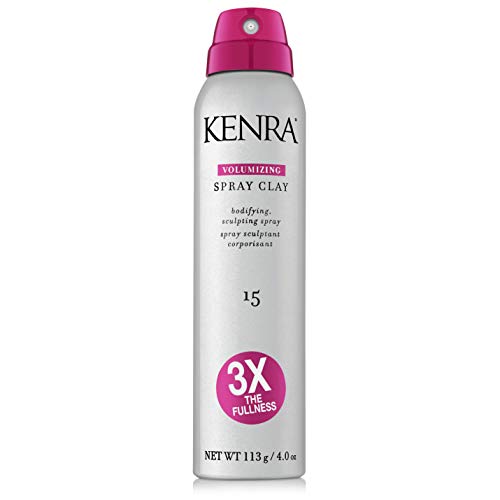 Kenra Volumizing Spray Clay 15 Oz - Bodifying, Fullness & Texture Spray with Long-Lasting Hold