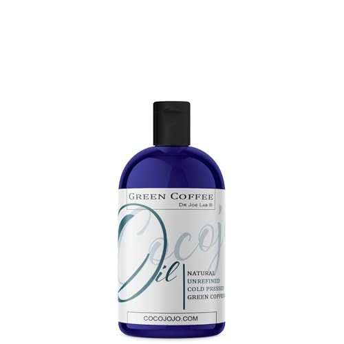 Green Coffee Bean Oil - Pure, Cold Pressed, Non-GMO Skin, Hair & Body Oil 4 oz