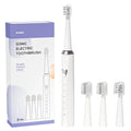 Y-Kelin White V-Shaped Orthodontic Electric Toothbrush with 5 Modes & Replacement Heads