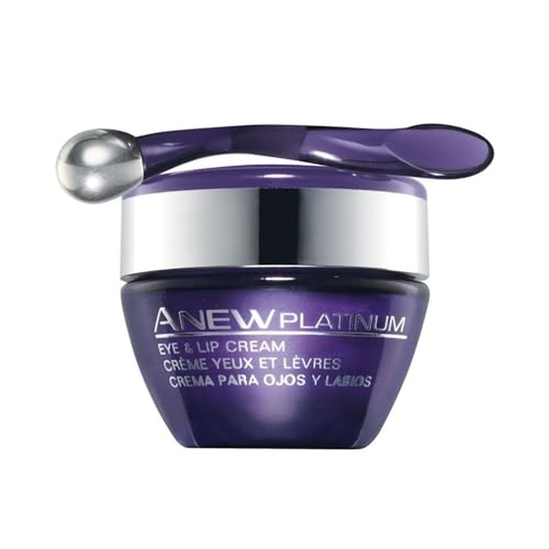 Anew Platinum Eye & Lip Cream with Paxillium Technology, Dual-Tip Applicator, Dermatologist-Tested, Fragrance-Free, Hypoallergenic, Vegan, 0.5 oz