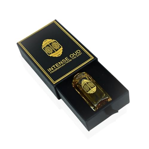 Intense Oud Peach Passion Long Lasting Perfume Oil for Women - 12ML with Floral & Vanilla Notes - Elegant Gift Set - Black Box