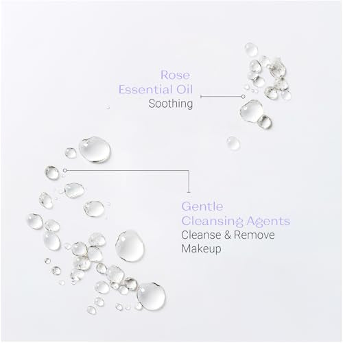 Yonka Eau Micellaire Travel Size | Micellar Water and Cleansing Makeup Remover | Gentle Face Wash with Rose and Chamomile to Remove Impurities and Hydrate | Paraben-Free | 2.53 fl oz