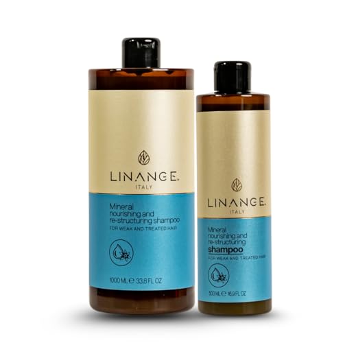Mineral Nourishing & Restructuring Shampoo 1000ml - Damaged Hair Care - Almond Proteins