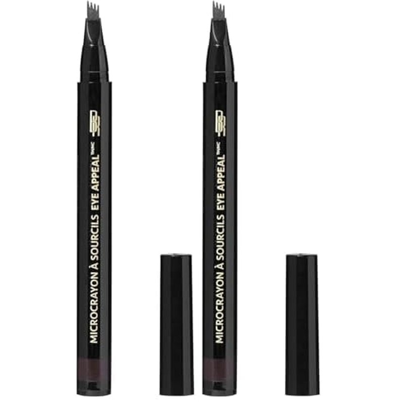 Black Radiance Eye Appeal¢â Micro Brow Pen Dark Brown (Pack of 2)