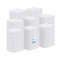 Avalon Towels Cotton Washcloths ? (Pack of 72) Size 12x12 Inches, 100% Ring Spun Cotton, Soft & Absorbent Face Towels, Gym Towels, Hotel and Spa Quality, Reusable Fingertip Towels (White)
