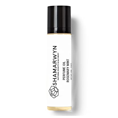 Rosemary Mint Perfume Oil - Botanical Roll-On, 10 mL, Natural Fragrance