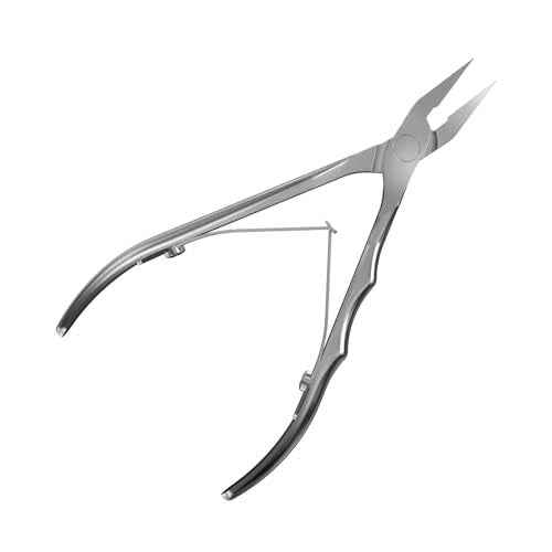Staleks Pro EXPERT 61 Ingrown Toenail Nippers ? 16mm Blades ? Narrow Tips with Safe Ends ? Stainless Steel ? Professional Pedicure Tool