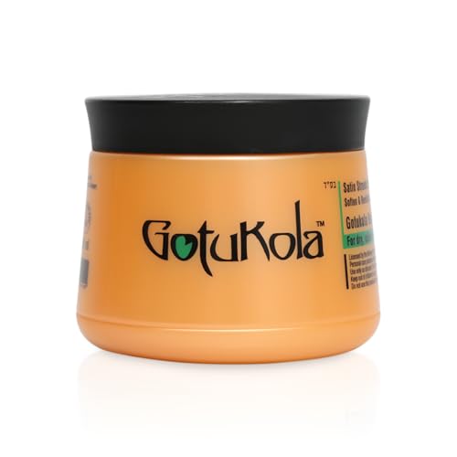 Gotukola Keratin Hair Mask for Dry Damaged Hair – Yellow, Deep Repair & Frizz Control, 500ml
