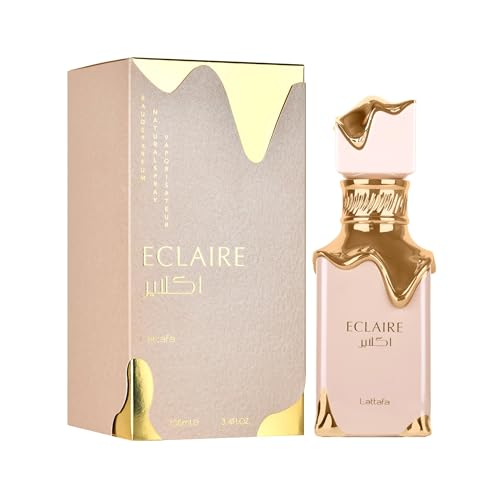 Lattafa Eclaire Eau de Parfum 3.4oz Women Long-Lasting Vanilla Caramel Floral Scent