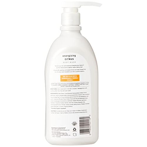 JASON Natural Body Wash & Shower Gel, Revitalizing Citrus 30 Oz & Purifying Tea Tree 30 Oz