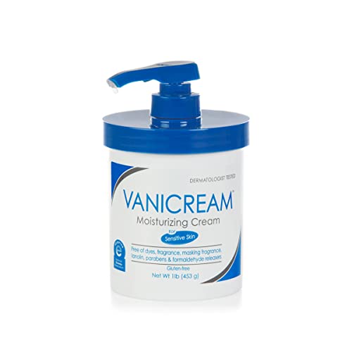 Vanicream Moisturizing Skin Cream 16 Ounces and Pump Dispenser 16 fl oz Moisturizer for Sensitive Skin