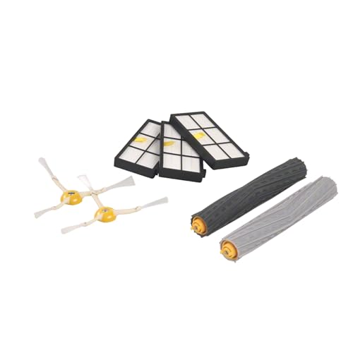 Roomba Replacement Parts Kit - 3 AeroForce Filters, 2 Side Brushes & 1 Rubber Brush Set - Pack of 1