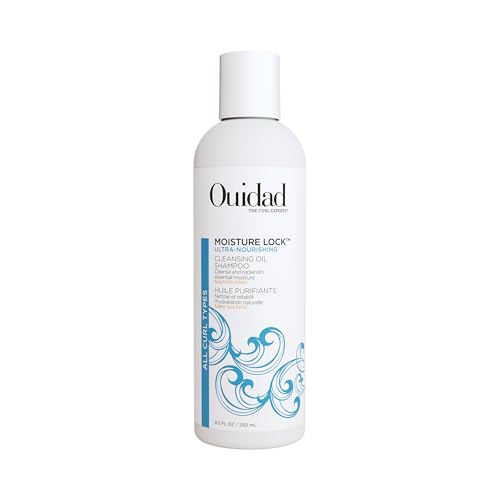 Ouidad Moisture Lock Ultra-Nourishing Cleansing Oil Shampoo for Curly Hair 8.5 Fl Oz