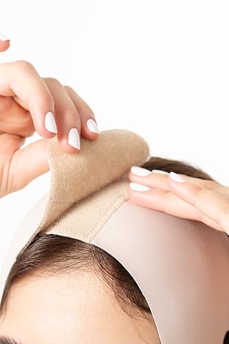 Sonryse Post-Surgery Chin Support Garment Medium Open-Ear Beige