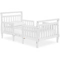 Dream On Me Emma 3-in-1 Wooden Toddler Bed - White, GREENGUARD Gold Certified
