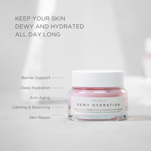 Dewy Hydration Pre, Pro & Postbiotics Cream - Microbiome boosting moisturizer cream (50ml)