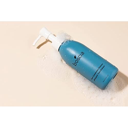 Boscia Clear Complexion Cleanser - Vegan Cruelty-Free Daily Face Wash & Pore Minimizer - Natural Clean Skin Care - Acne & Blackhead Remover -5.07 fl oz