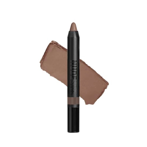 Nudestix Magnetic Matte Eye Color Taupe - 3-in-1 Vegan Waterproof Eyeshadow Pencil, Eyeliner & Primer