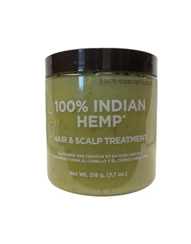 Indian Hemp Hair & Scalp Treatment - 8 oz Pack of 3 for Dryness & Damage