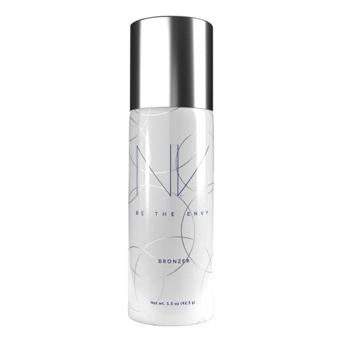 Be the Envy NV Perfecting Mist Bronzer | Hypoallergenic | Lightweight, Buildable Coverage | 9 Shades for All Skin Tones | Antioxidant Botanicals, Non-Comedogenic | Pure & Clean Formula | 1.5 oz