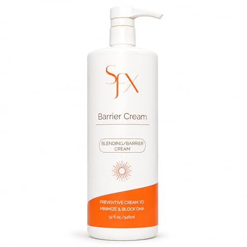 SunFX DHA Blocker Spray Tan Prep Cream for Even, Natural Self Tanning