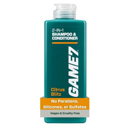 Men's 2-in-1 Shampoo & Conditioner - Sulfate-Free, Citrus Fragrance, 10 Fl Oz