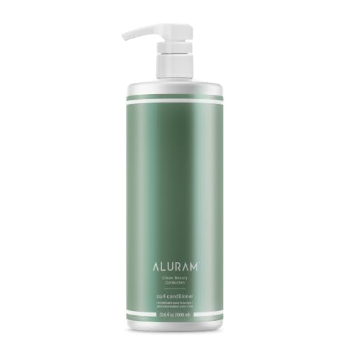 ALURAM Curl Conditioner 33.8 Fl Oz Coconut Water Infused Hydration for Curly Hair
