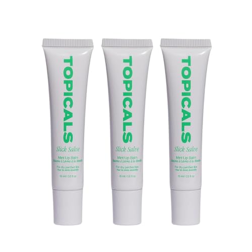 3 Pack Vegan Lip Balm with Hyaluronic Acid - Mint Glossy Hydrating Lip Care