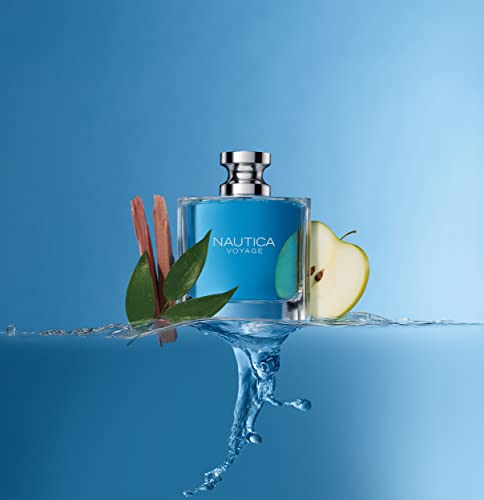 Nautica Voyage Men’s Eau De Toilette & Body Spray Set - Long Lasting Fragrance