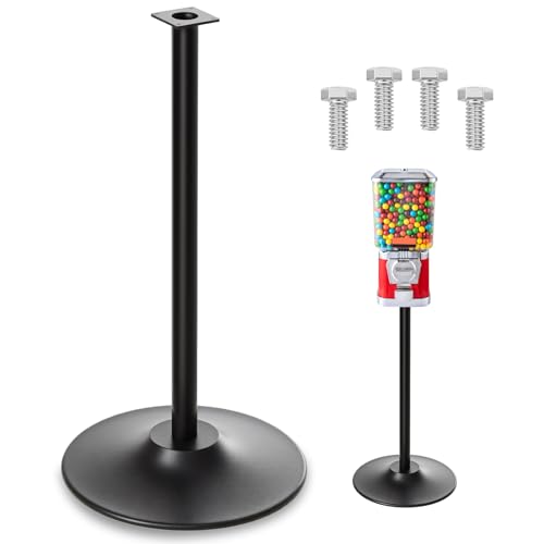 28-Inch Metal Gumball Machine Stand - Black, Single Variation