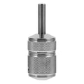Self-Locking Tattoo Grip Handle - Stainless Steel 2 Inch Non-Slip Professional Body Art Tool