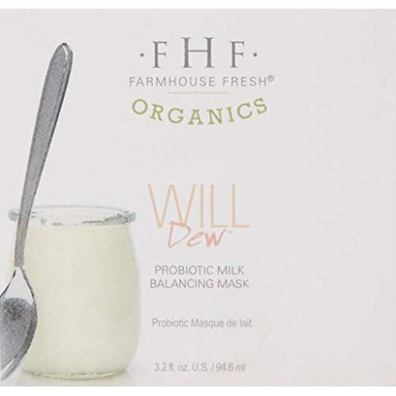 FarmHouse Fresh Will Dew Probiotic Milk Balancing Mask, 3.2 Fl Oz