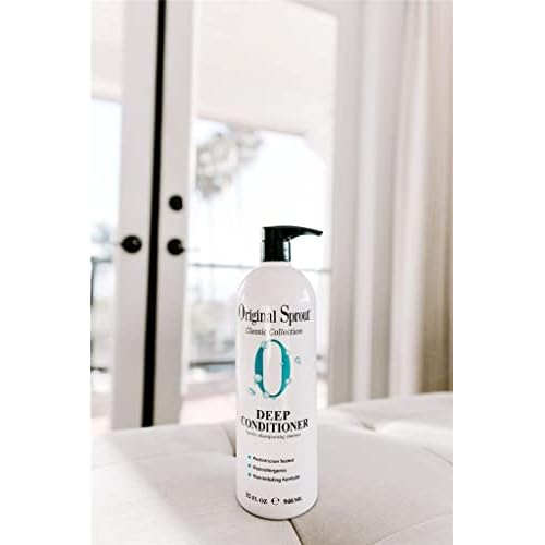 Original Sprout Deep Conditioner for All Hair Types, Vegan Conditioner, 32 oz. Bottle