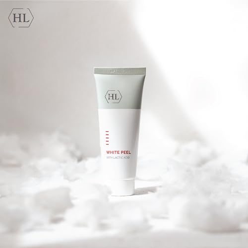 HL Holy Land Cosmetics White Peel with Lactic Acid. Lactolan Gentle Peeling Removes Dead Skin Cells for Fresh, Youthful Look. Adds Moisture to Dried, Damaged Skin