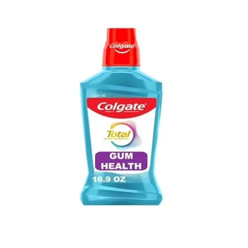 Colgate Total Gum Health Antiplaque Mouthwash with Fluoride, 16.9 oz Pack of 4