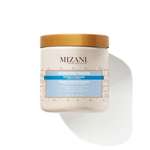 Mizani Moisture Fusion Intense Moisturizing Mask - Hydrating Hair Mask for Dry and Curly Hair, Deep Conditioning Treatment with Argan Oil, Sulfate-Free