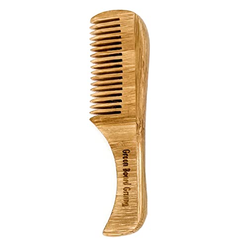 Naturally Normal Bamboo Mustache Comb (4-Pack) ? Sustainable Wood Combs that Plant Trees by Green Beard Grmng