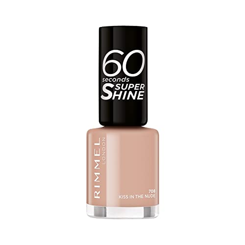 Rimmel 60 Seconds Super Shine Colour Block Nail Polish - Ultra Shine and Long Lasting - Quick Drying