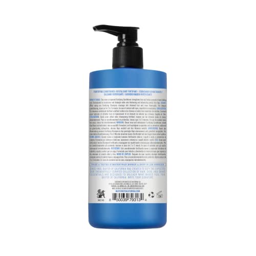 Baxter of California Daily Fortifying Conditioner for Men 16oz - All Hair Types, Mint Scent, Moisturizes & Detangles, Father's Day Gift