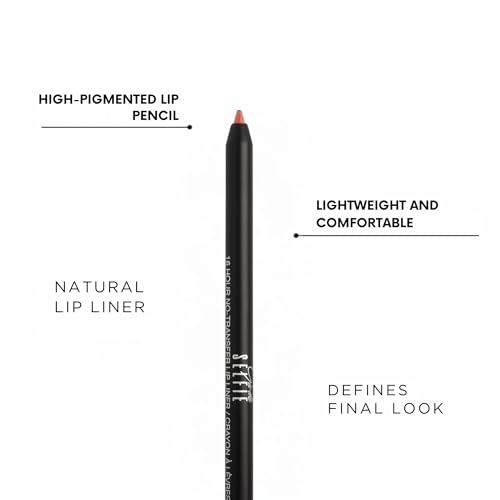 GA-DE Selfie 16 Hours Lip Liner, 852 - Long-Lasting, Transfer-Resistant Lip Liner Pencil - Lightweight, Creamy Soft Texture, High-Pigmented - 0.02 oz