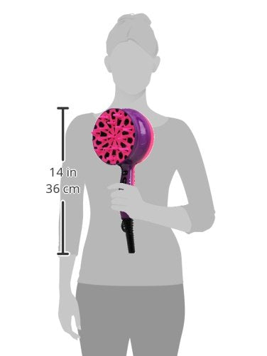 Bed Head Curls-in-Check 1875W Hair Diffuser Dryer | Great for Curly Hair, Reduce Frizz & Static | Diffuser Hair Dryer Enhances Natural Curl, Waves & Texture