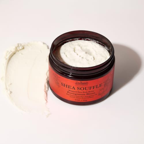 The Roots Naturelle Whipped Shea Butter Souffle Shea Body Butter Pomegranate Bloom 8 oz