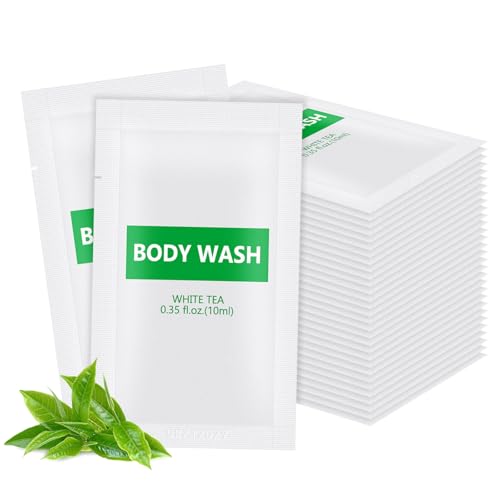 HQSLsund 200 Pack Travel Size Body Wash - 0.35 Fl Oz Individually Wrapped