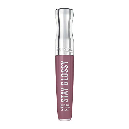 Rimmel Stay Glossy Lip Gloss in 200 Tainted Love, Pack of 1 with Lip Gloss in 290 Date Night