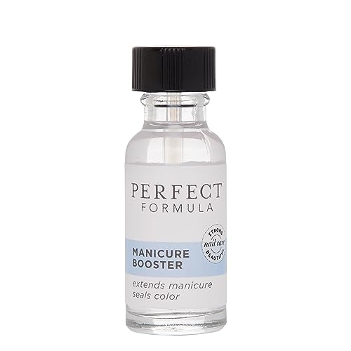 Perfect Formula Manicure Booster - Nail Strengthener & Base Top Coat, Keratin Treatment, 0.6 fl oz
