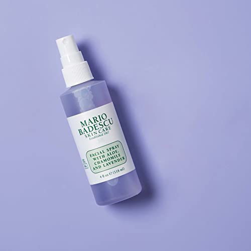 Mario Badescu Facial Spray with Aloe Chamomile Lavender Combo 8oz + 4oz - Hydrating Face Mist for All Skin Types